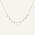 Collier perles de nacre acier inoxydable