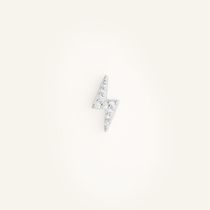 Zoe lightning piercing - silver