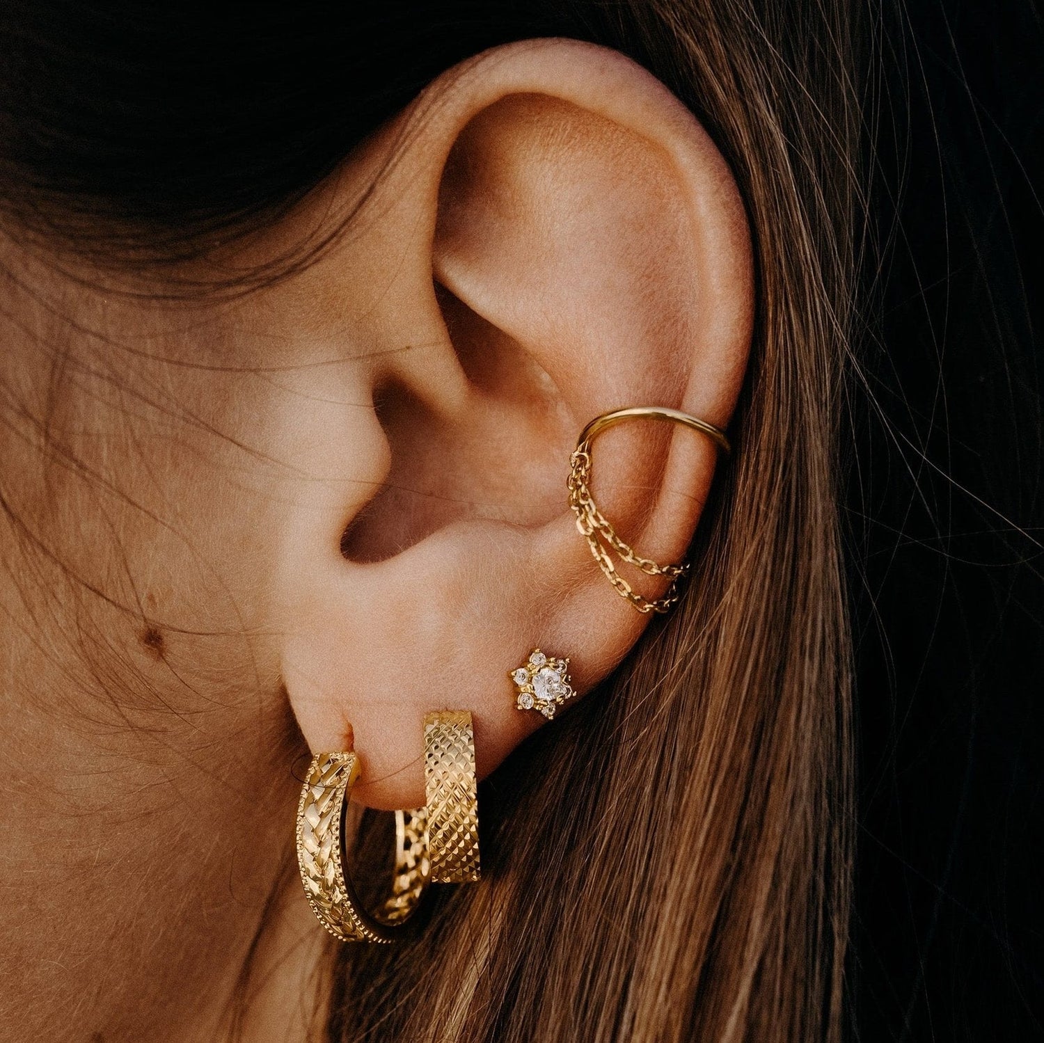 Pendientes / Earcuff - Leyla